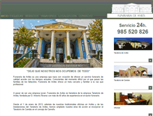 Tablet Screenshot of funerariadeaviles.com